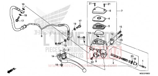 CLUTCH MASTER CYLINDER VFR1200FF de 2015